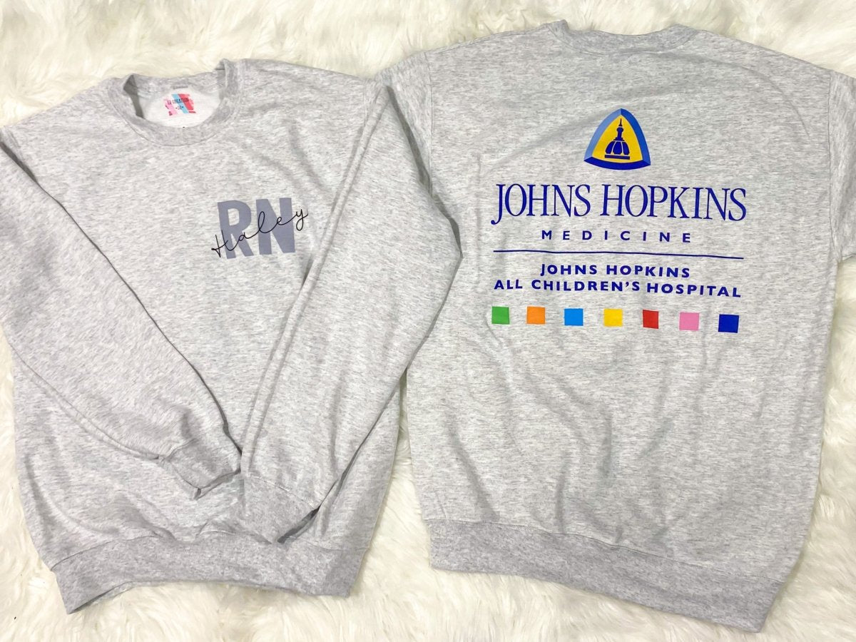 Custom nurse outlet sweatshirt