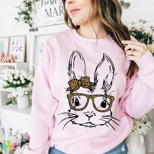 Leopard Bunny Glasses