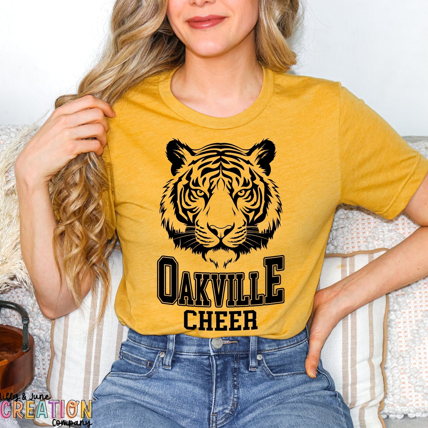 Oakville Cheer Tiger Head