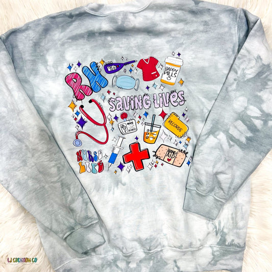 Nurse Collage Sweatshirt