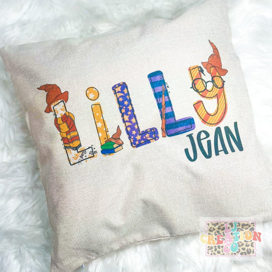 Custom Square Name Pillow