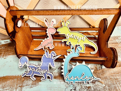 Stegosaurus Bunny Easter Basket Tags